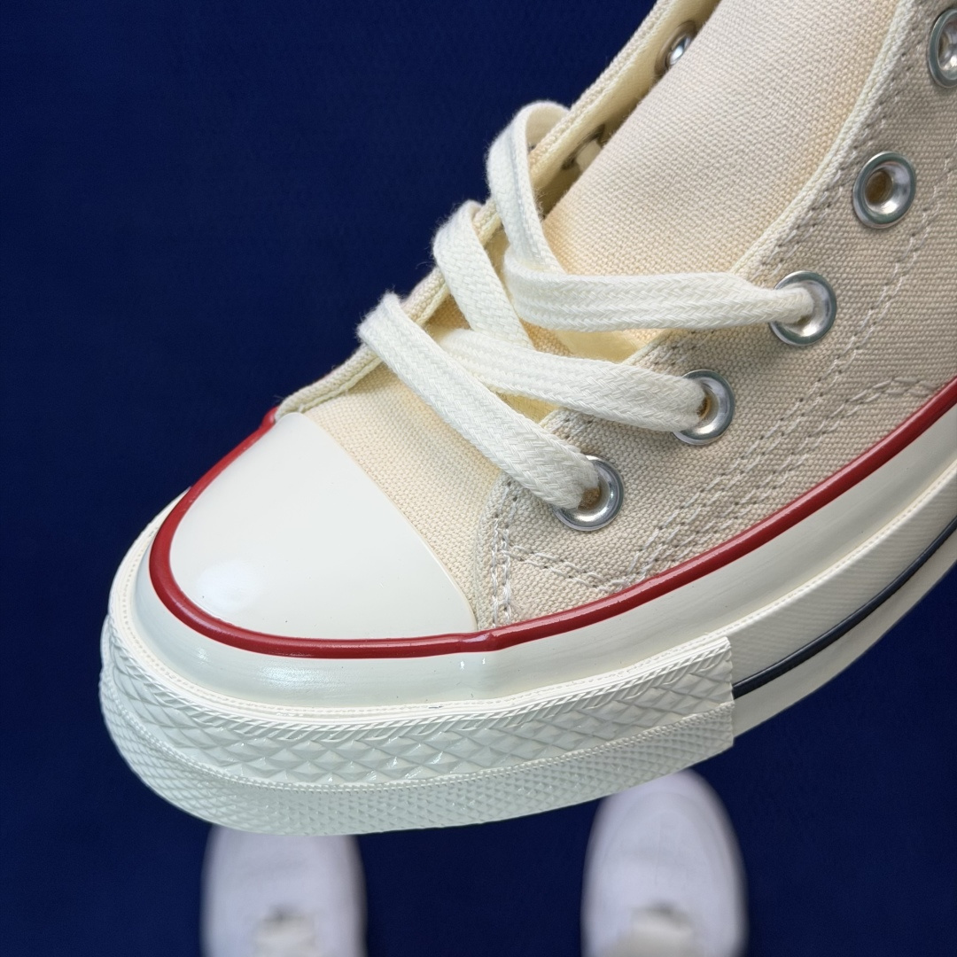 虎扑版‼️匡威米色高帮！CConverse 匡威 Chuck 70 1970S 帆布休闲板鞋行业一线头部