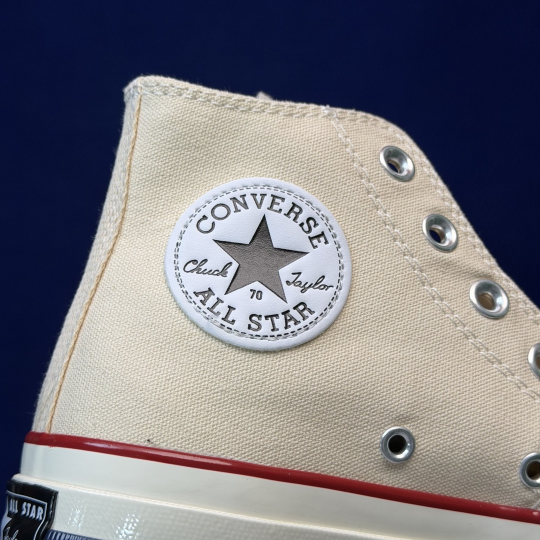 虎扑版‼️匡威米色高帮！CConverse 匡威 Chuck 70 1970S 帆布休闲板鞋行业一线头部