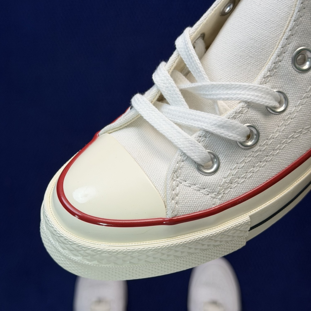 虎扑版‼️匡威白色高帮！CConverse 匡威 Chuck 70 1970S 帆布休闲板鞋行业一线头部