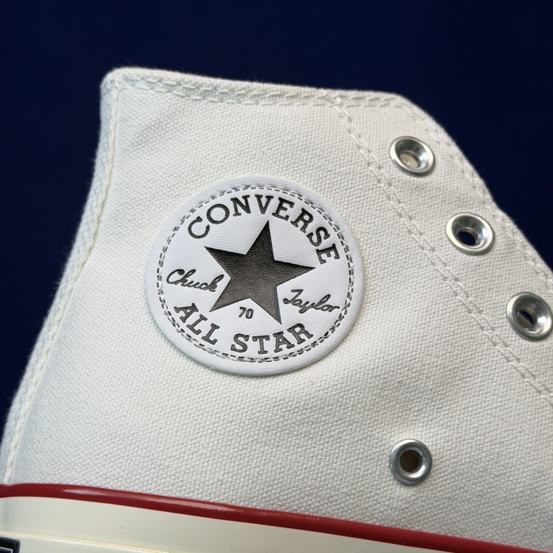 虎扑版‼️匡威白色高帮！CConverse 匡威 Chuck 70 1970S 帆布休闲板鞋行业一线头部