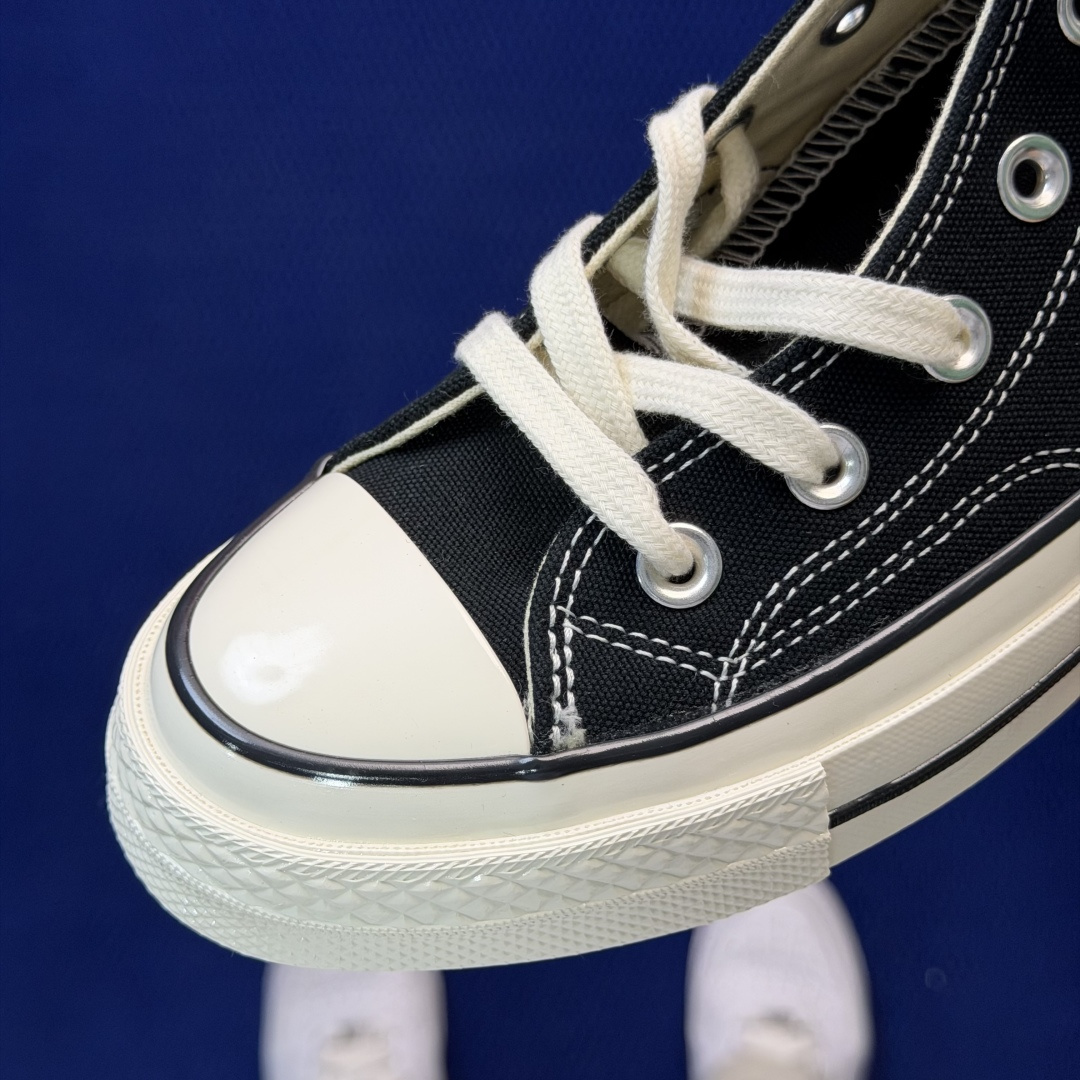 虎扑版‼️匡威黑色高帮！CConverse 匡威 Chuck 70 1970S 帆布休闲板鞋行业一线头部