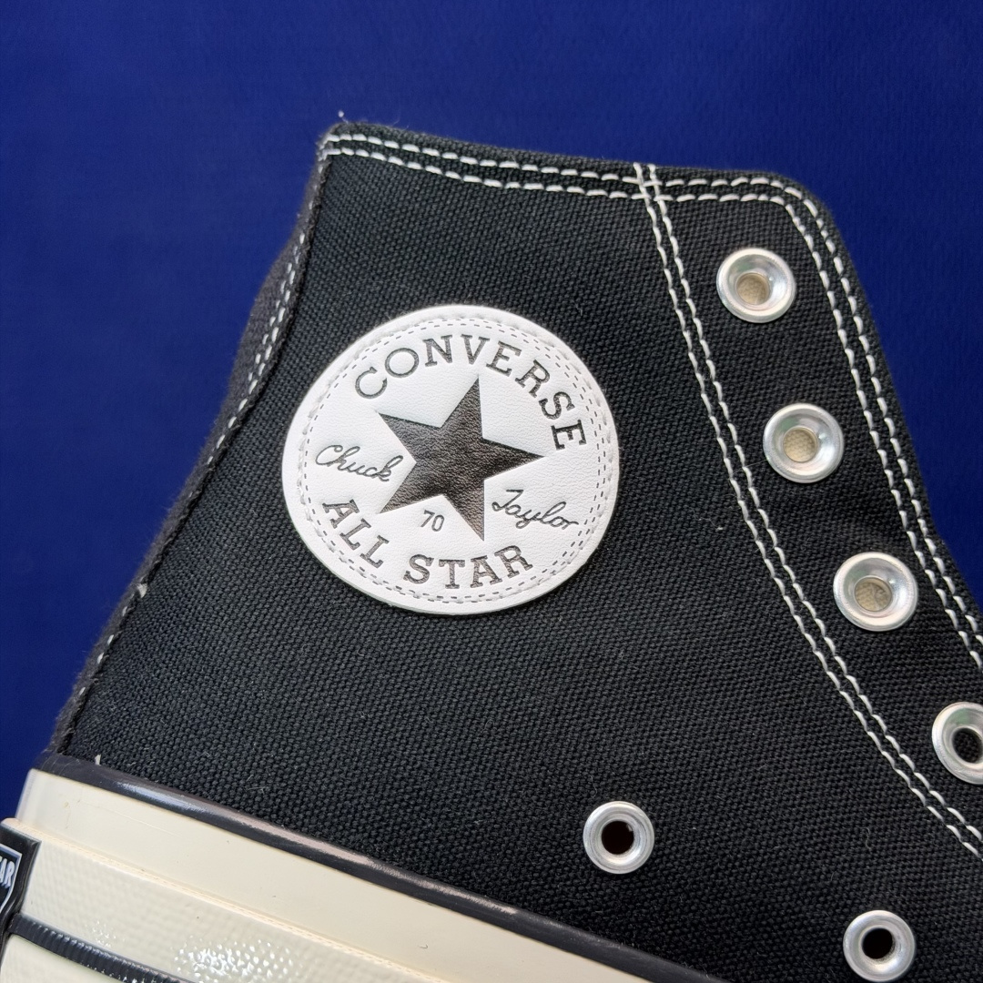 虎扑版‼️匡威黑色高帮！CConverse 匡威 Chuck 70 1970S 帆布休闲板鞋行业一线头部