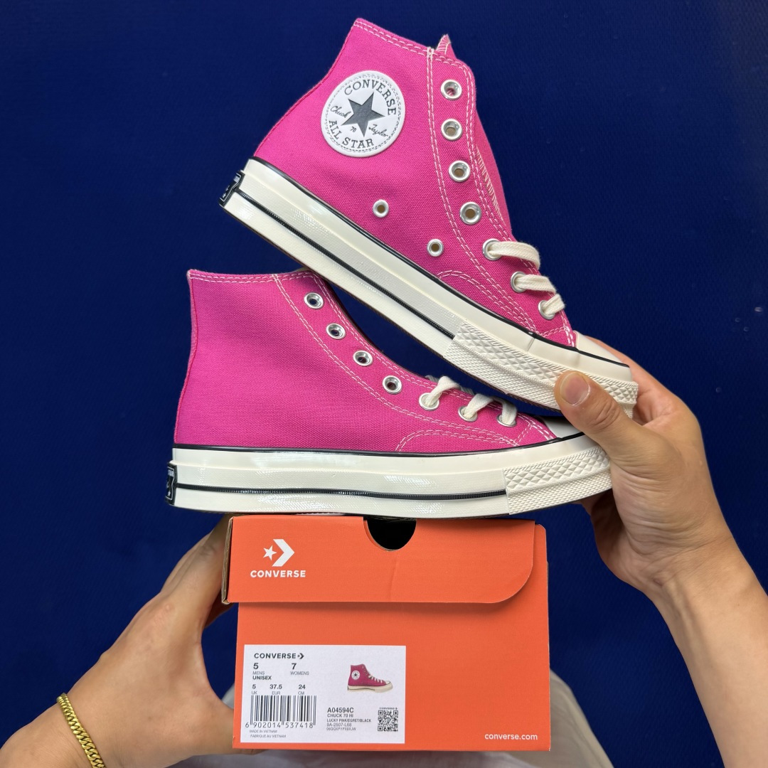 虎扑版‼️匡威火龙果高帮！A04594CConverse 匡威 Chuck 70 1970S 帆布休闲板