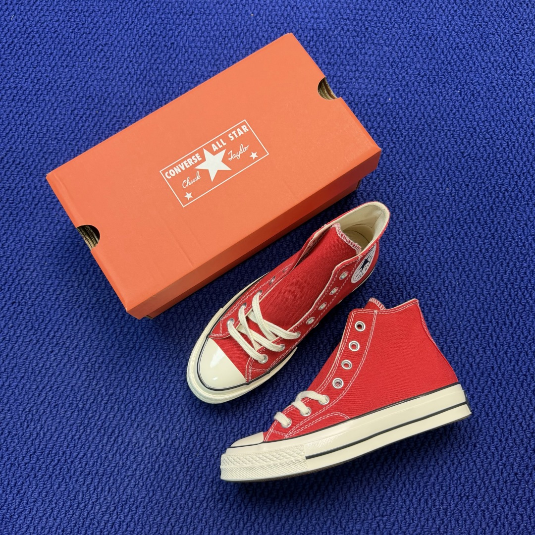 虎扑版‼️匡威红色高帮！A10274CConverse 匡威 Chuck 70 1970S 帆布休闲板鞋