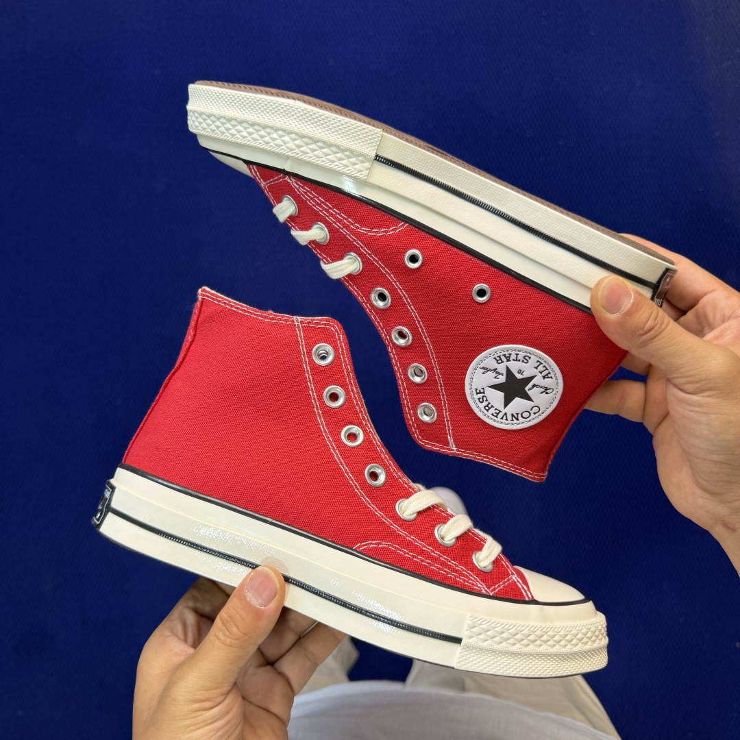 虎扑版‼️匡威红色高帮！A10274CConverse 匡威 Chuck 70 1970S 帆布休闲板鞋