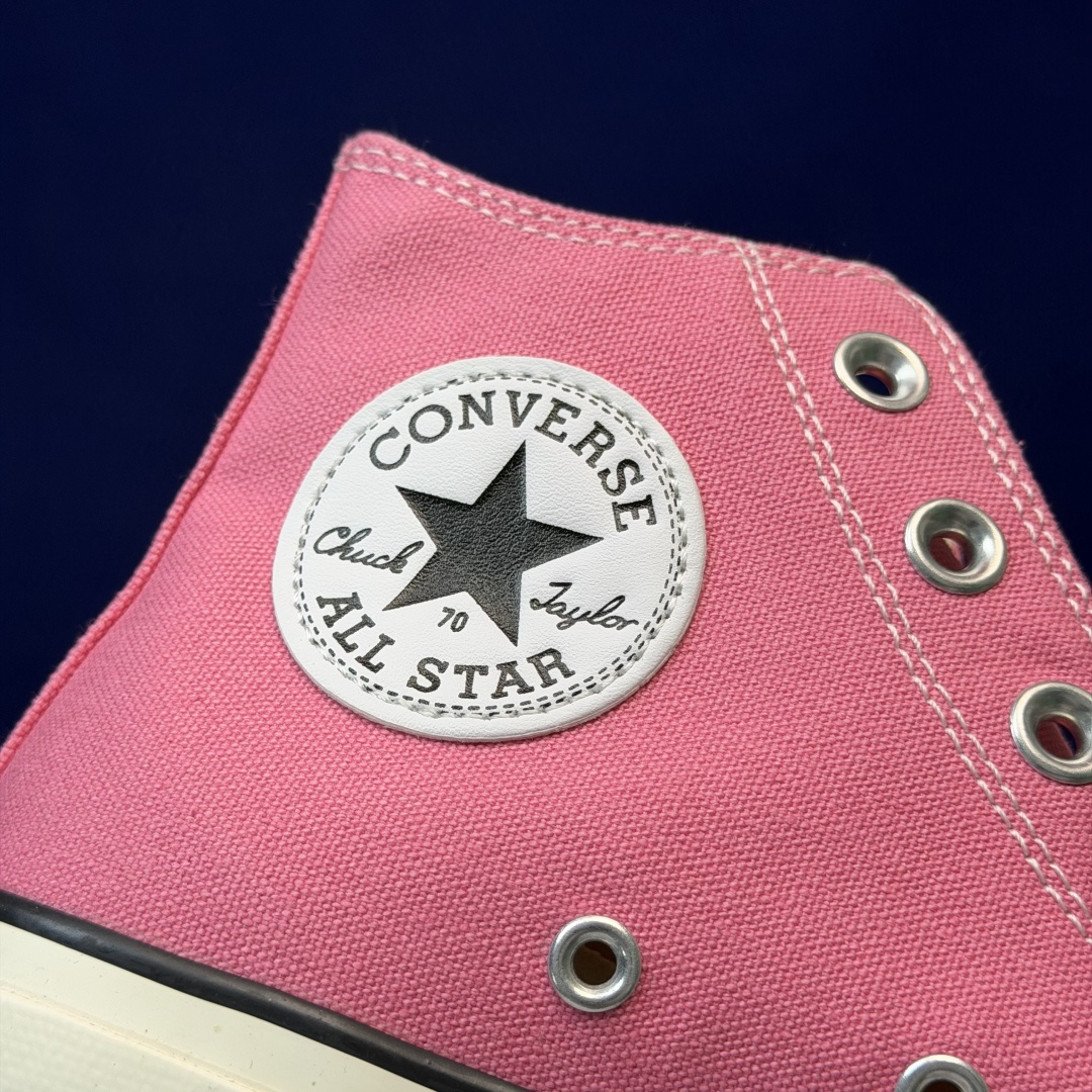 虎扑版‼️匡威芭比粉高帮！CConverse 匡威 Chuck 70 1970S 帆布休闲板鞋行业一线头