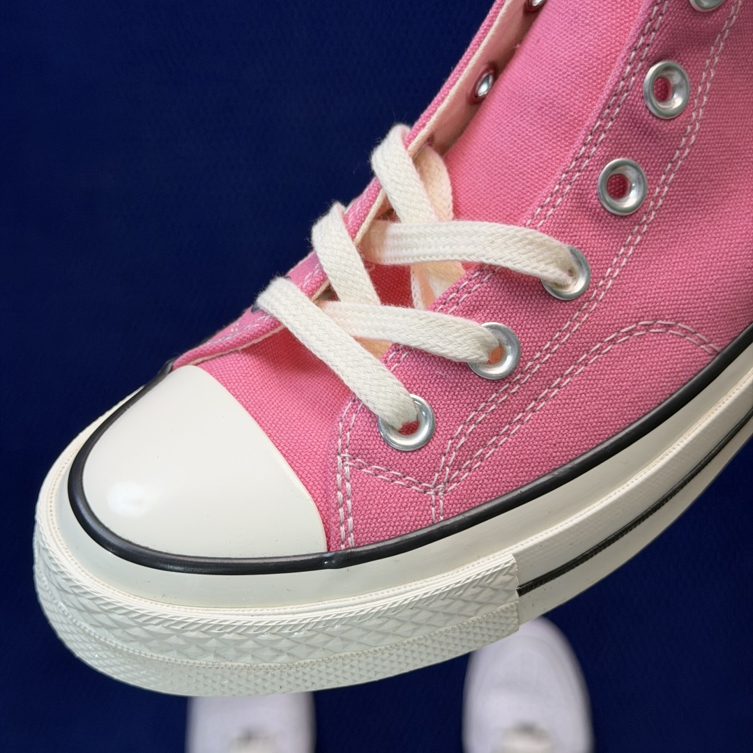 虎扑版‼️匡威芭比粉高帮！CConverse 匡威 Chuck 70 1970S 帆布休闲板鞋行业一线头