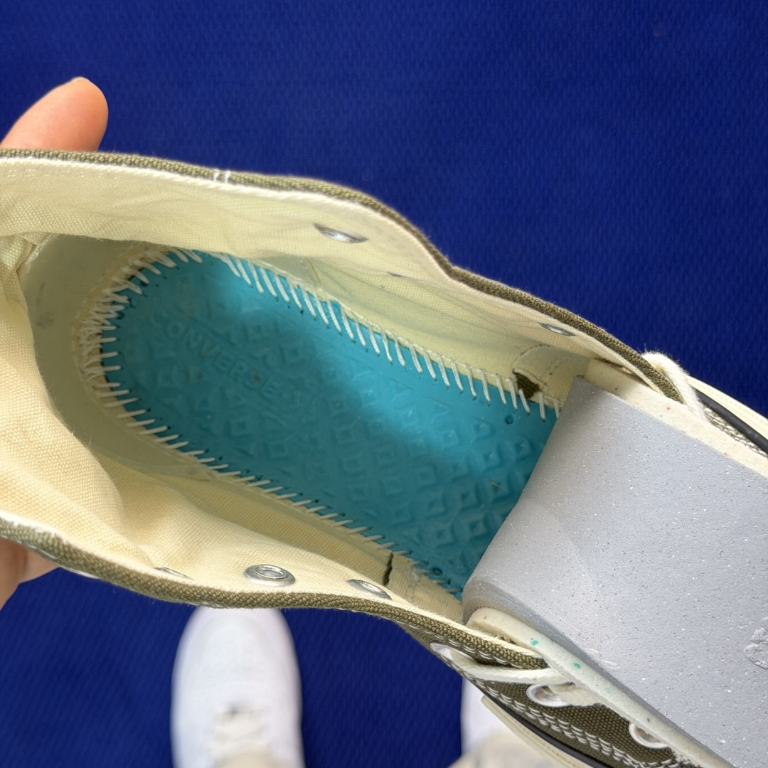 虎扑版‼️匡威军绿高帮！CConverse 匡威 Chuck 70 1970S 帆布休闲板鞋行业一线头部