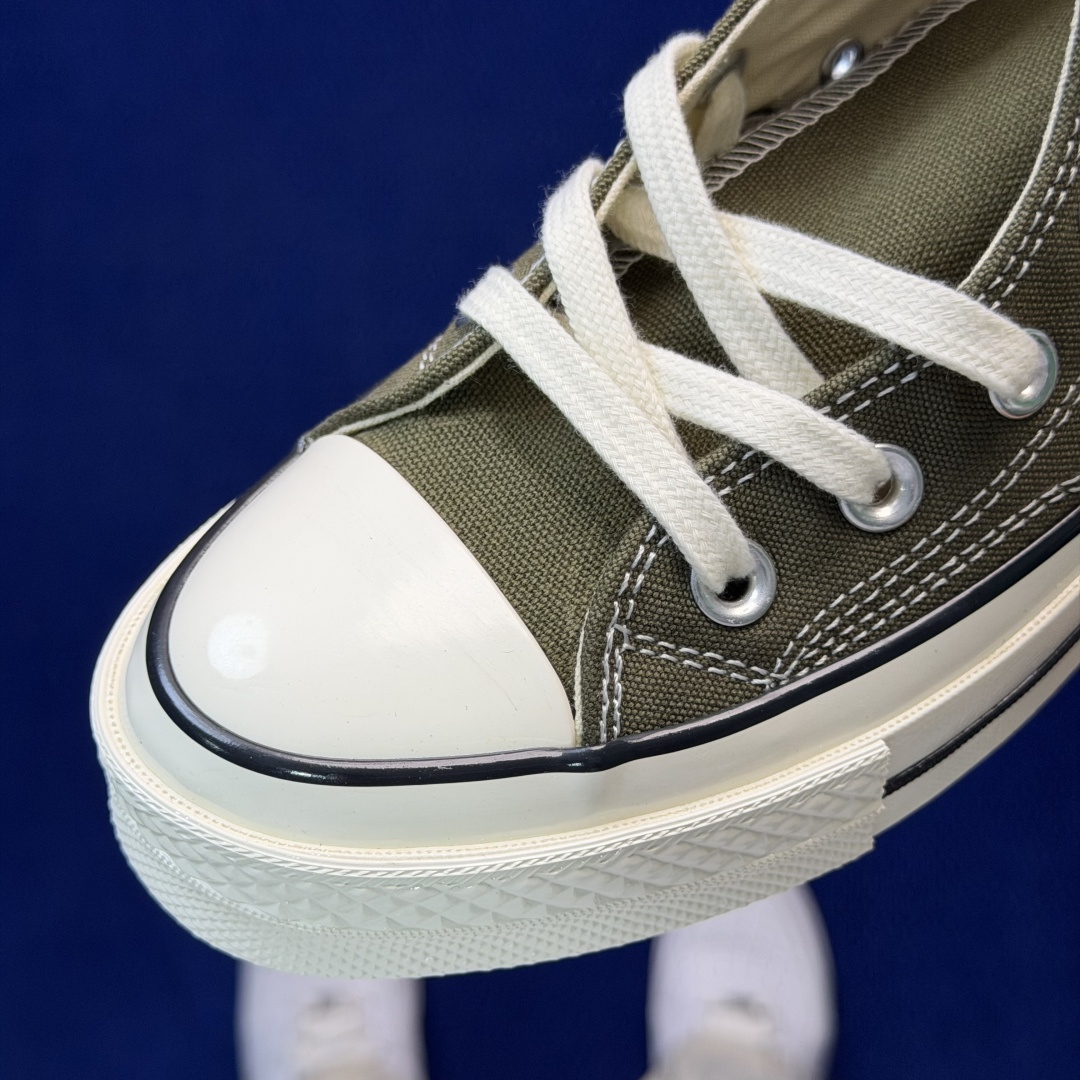 虎扑版‼️匡威军绿高帮！CConverse 匡威 Chuck 70 1970S 帆布休闲板鞋行业一线头部