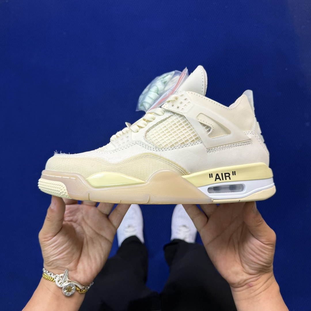 特殊色顶级性价比 aj4系列：OFF-WHITE联名 