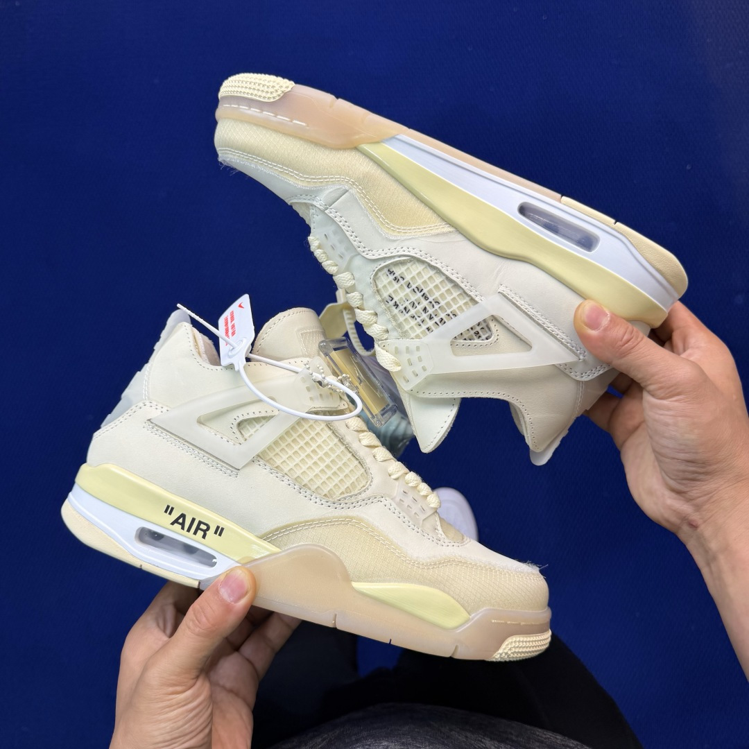 特殊色顶级性价比 aj4系列：OFF-WHITE联名 