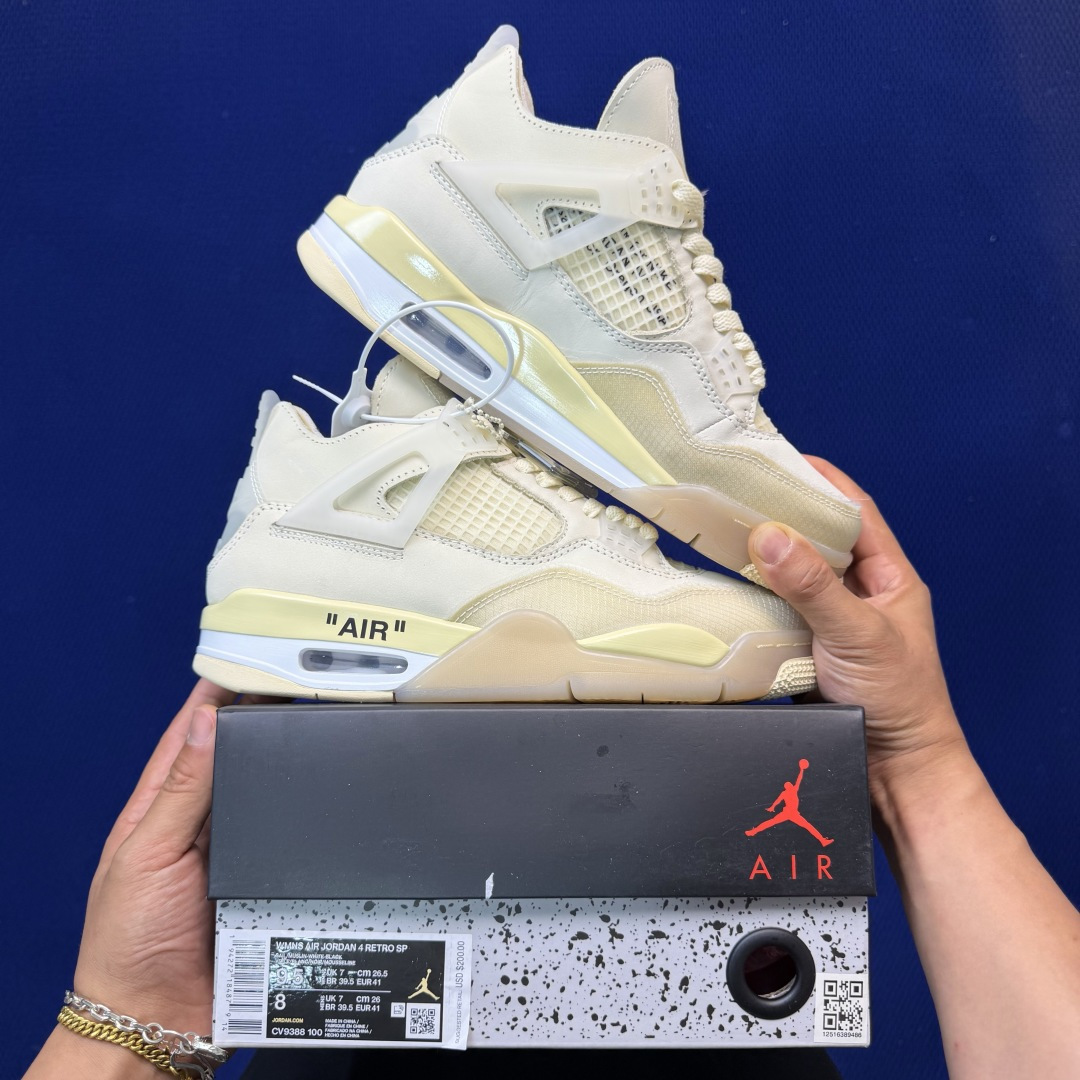 特殊色顶级性价比 aj4系列：OFF-WHITE联名 