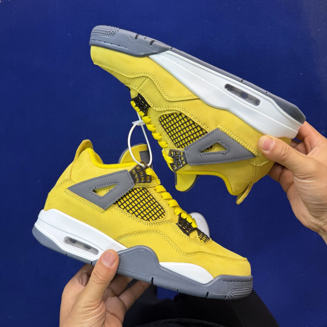 特殊色顶级性价比 aj4系列：电母全头层纯原大厂品质！货号：CT8527-700 尺码40-47.5带半