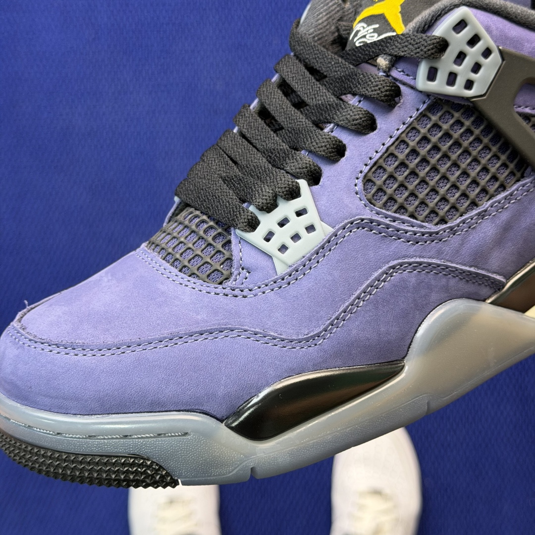 特殊色顶级性价比 aj4系列：湖人紫色全头层纯原大厂品质！货号：FV5029-500 尺码40-47.5