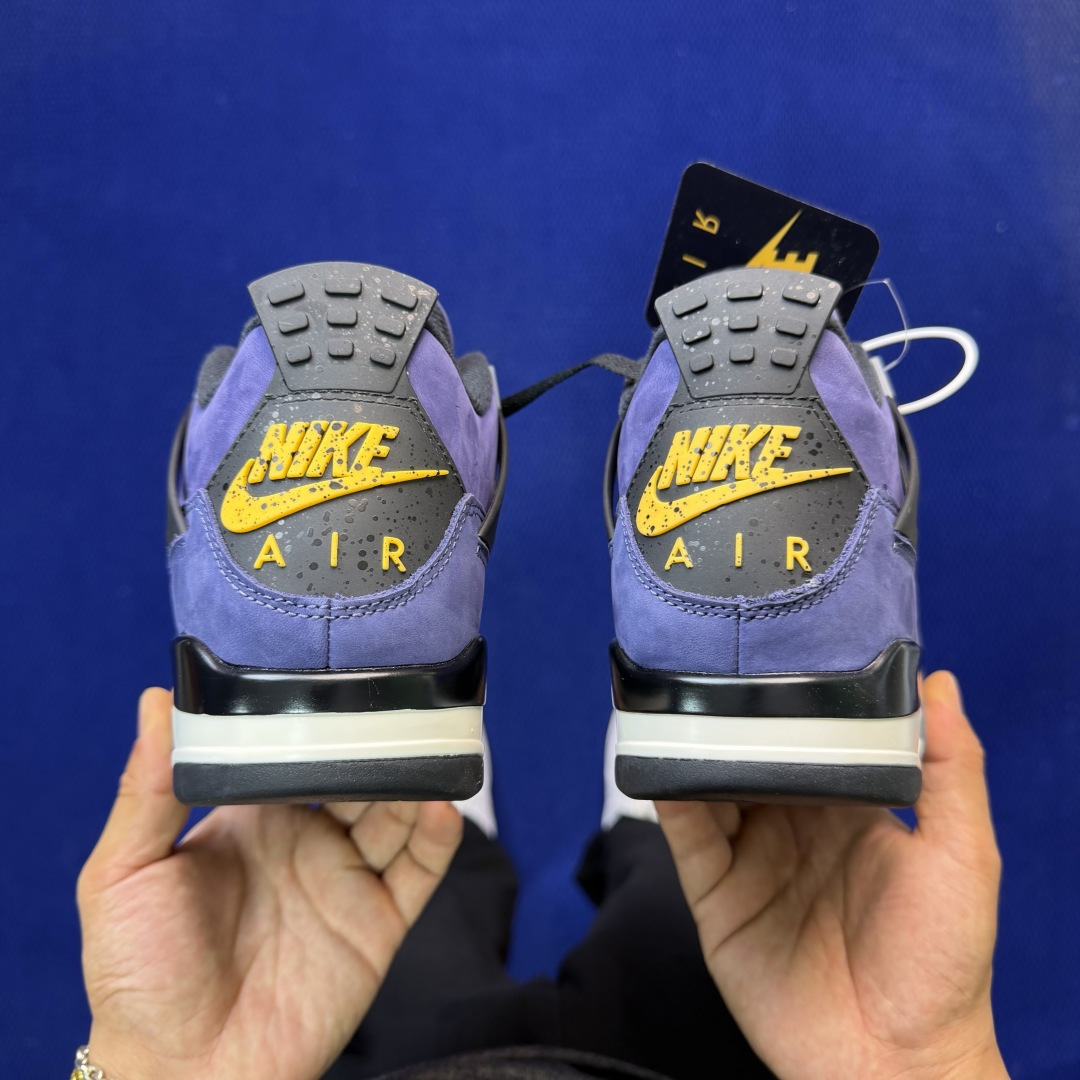 特殊色顶级性价比 aj4系列：湖人紫色全头层纯原大厂品质！货号：FV5029-500 尺码40-47.5
