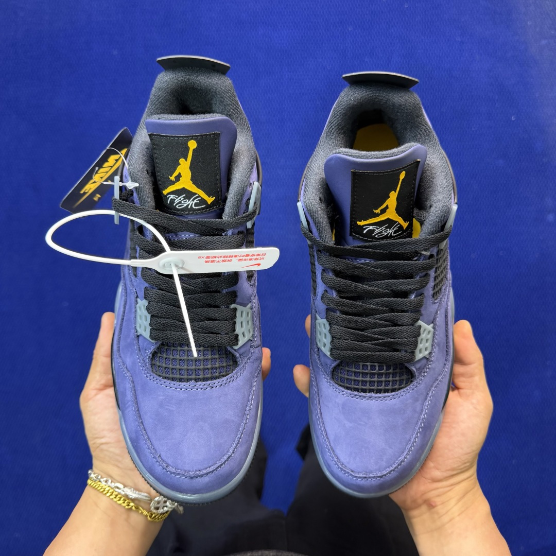 特殊色顶级性价比 aj4系列：湖人紫色全头层纯原大厂品质！货号：FV5029-500 尺码40-47.5