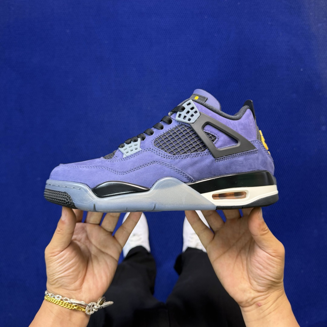 特殊色顶级性价比 aj4系列：湖人紫色全头层纯原大厂品质！货号：FV5029-500 尺码40-47.5