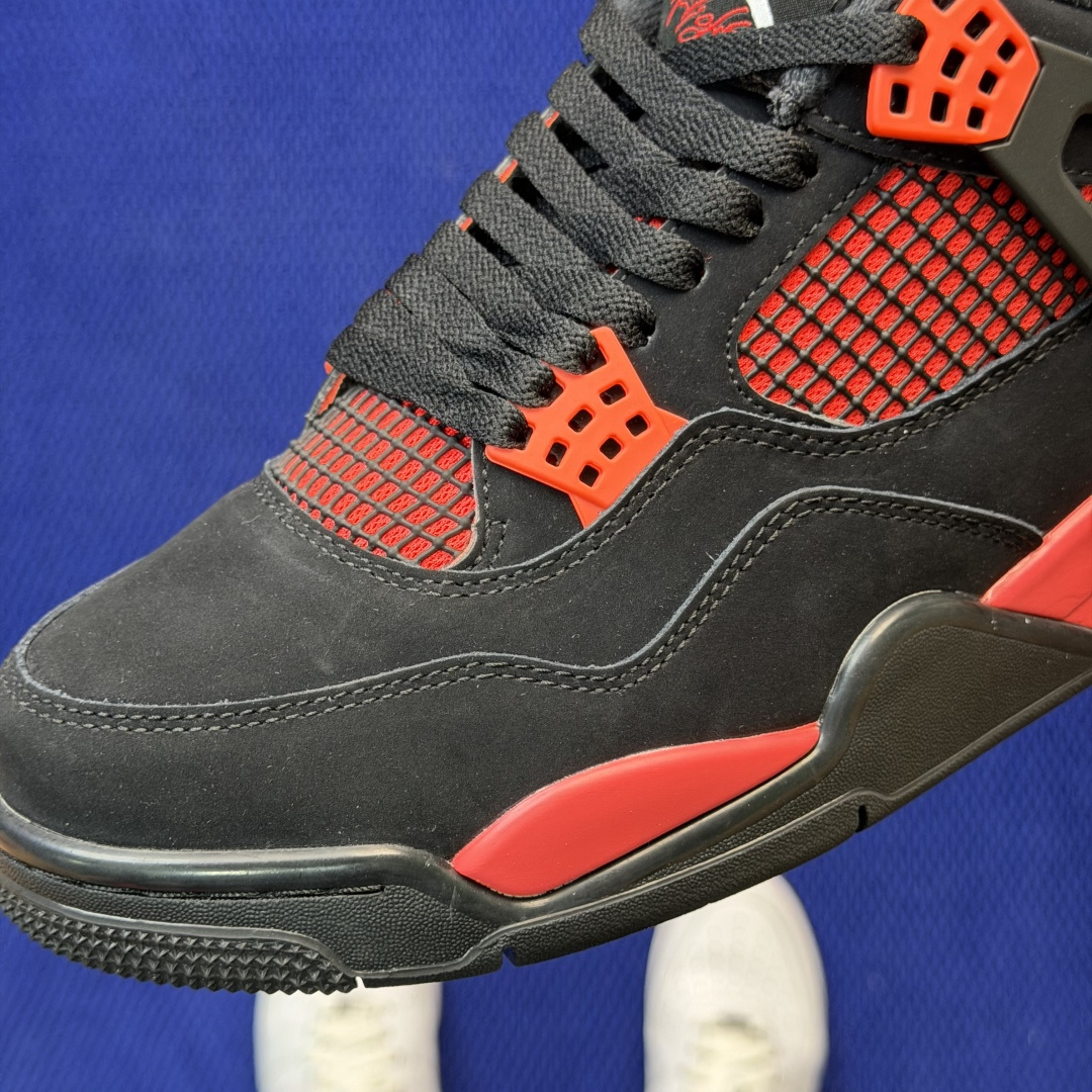 顶级性价比 aj4系列：红雷电⚡️雷神全头层纯原大厂品质！货号：CT8527-016 尺码36-47.5