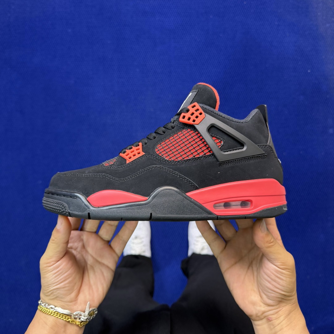 顶级性价比 aj4系列：红雷电⚡️雷神全头层纯原大厂品质！货号：CT8527-016 尺码36-47.5