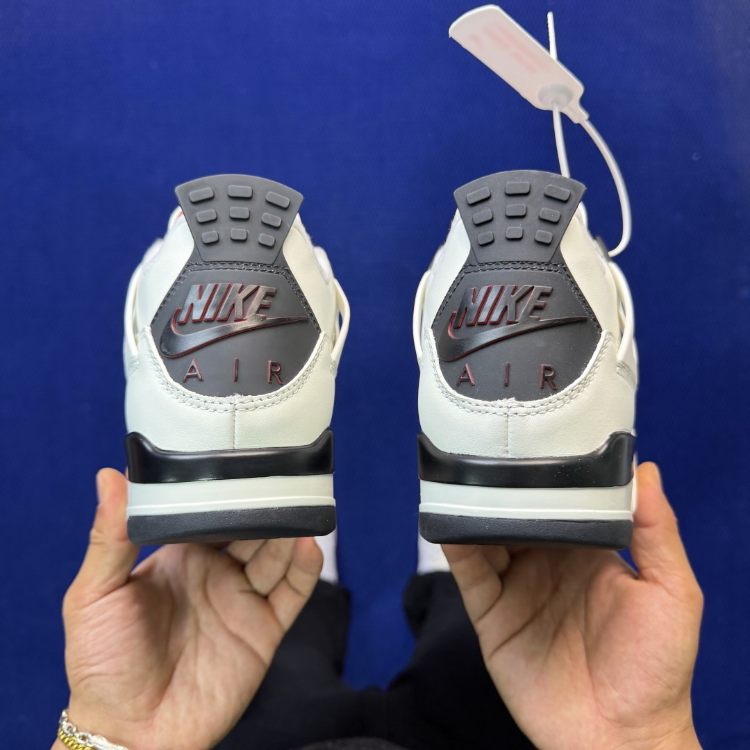 顶级性价比 aj4系列：白黑红全头层纯原大厂品质！货号：IM4002-100 尺码40-47.5带半码