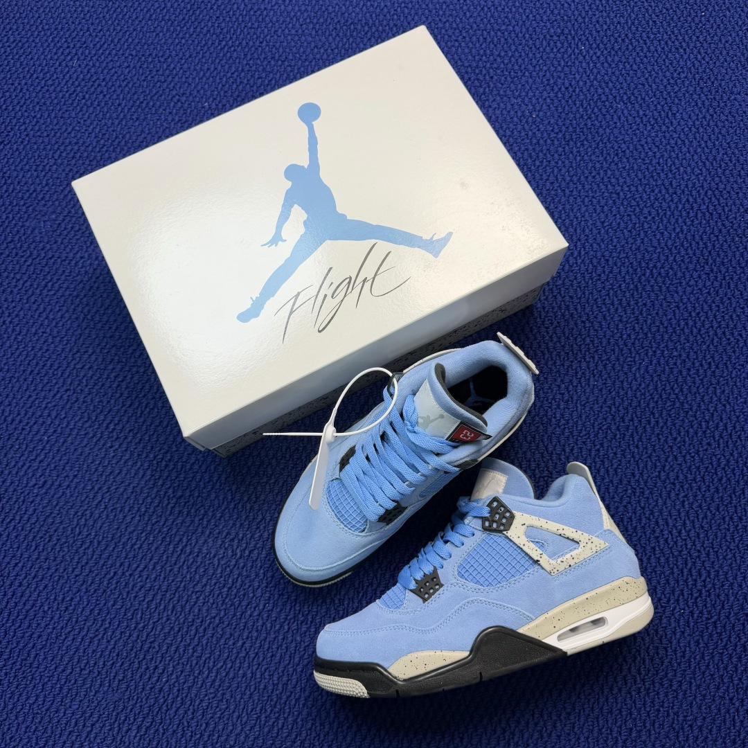 顶级性价比 aj4系列：大学蓝全头层纯原大厂品质！货号：CT8527-400 尺码39-47.5带半码