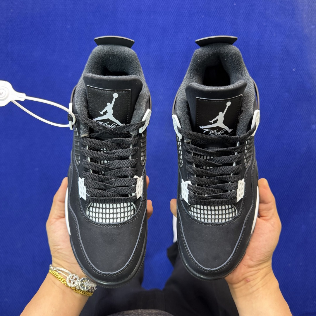 顶级性价比 aj4系列：黑白全头层纯原大厂品质！货号：FQ8138-001 尺码36-47.5带半码