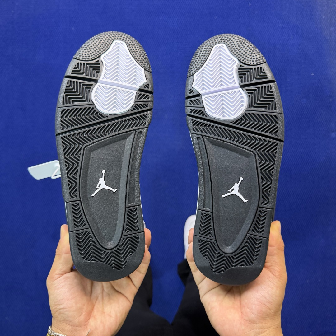顶级性价比 aj4系列：黑白全头层纯原大厂品质！货号：FQ8138-001 尺码36-47.5带半码