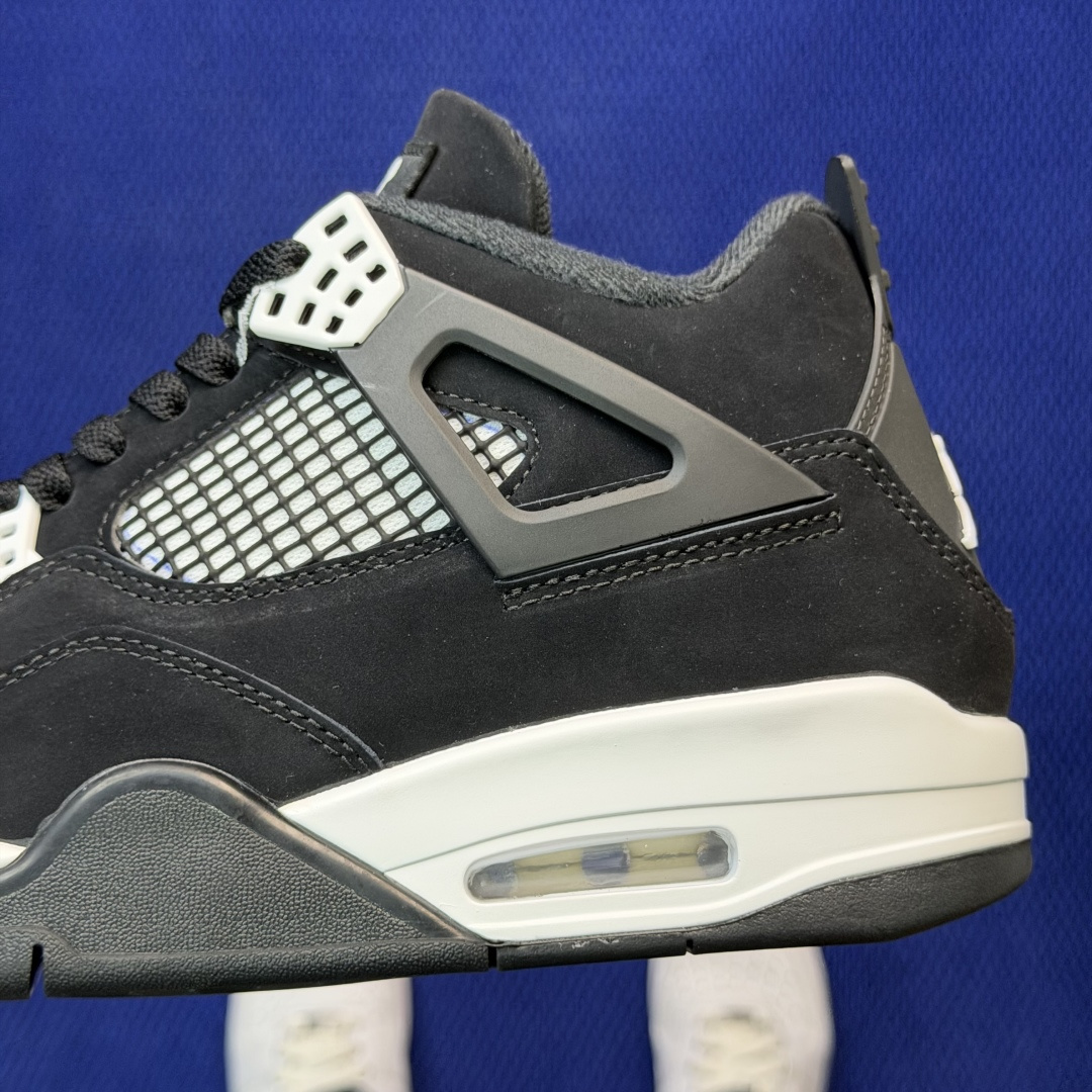 顶级性价比 aj4系列：黑白全头层纯原大厂品质！货号：FQ8138-001 尺码36-47.5带半码
