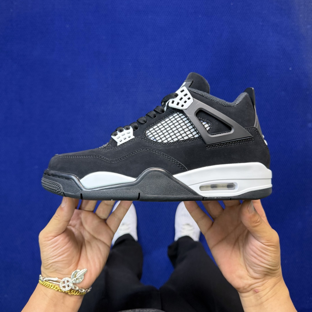 顶级性价比 aj4系列：黑白全头层纯原大厂品质！货号：FQ8138-001 尺码36-47.5带半码