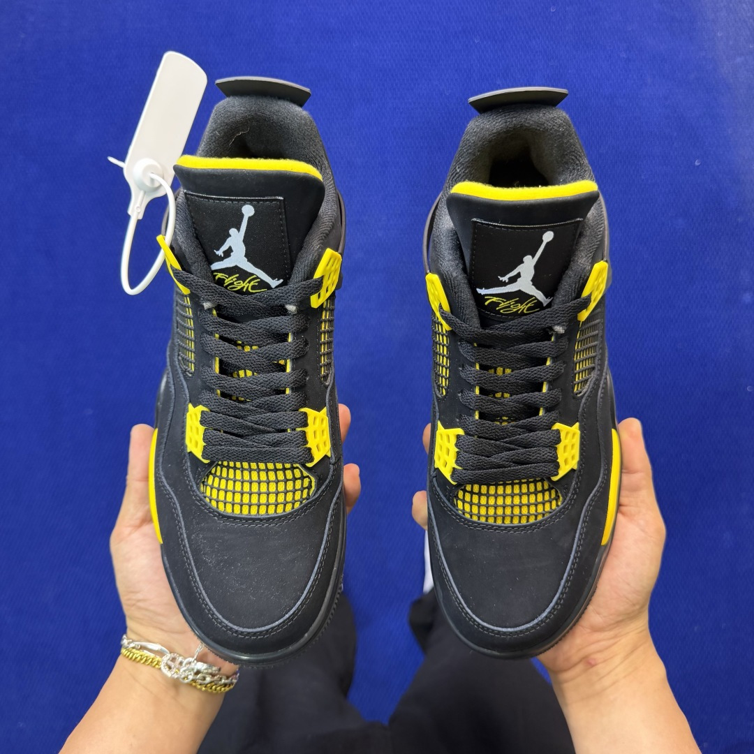 顶级性价比 aj4系列：雷公全头层纯原大厂品质！货号：DH6927-017 尺码36-47.5带半码