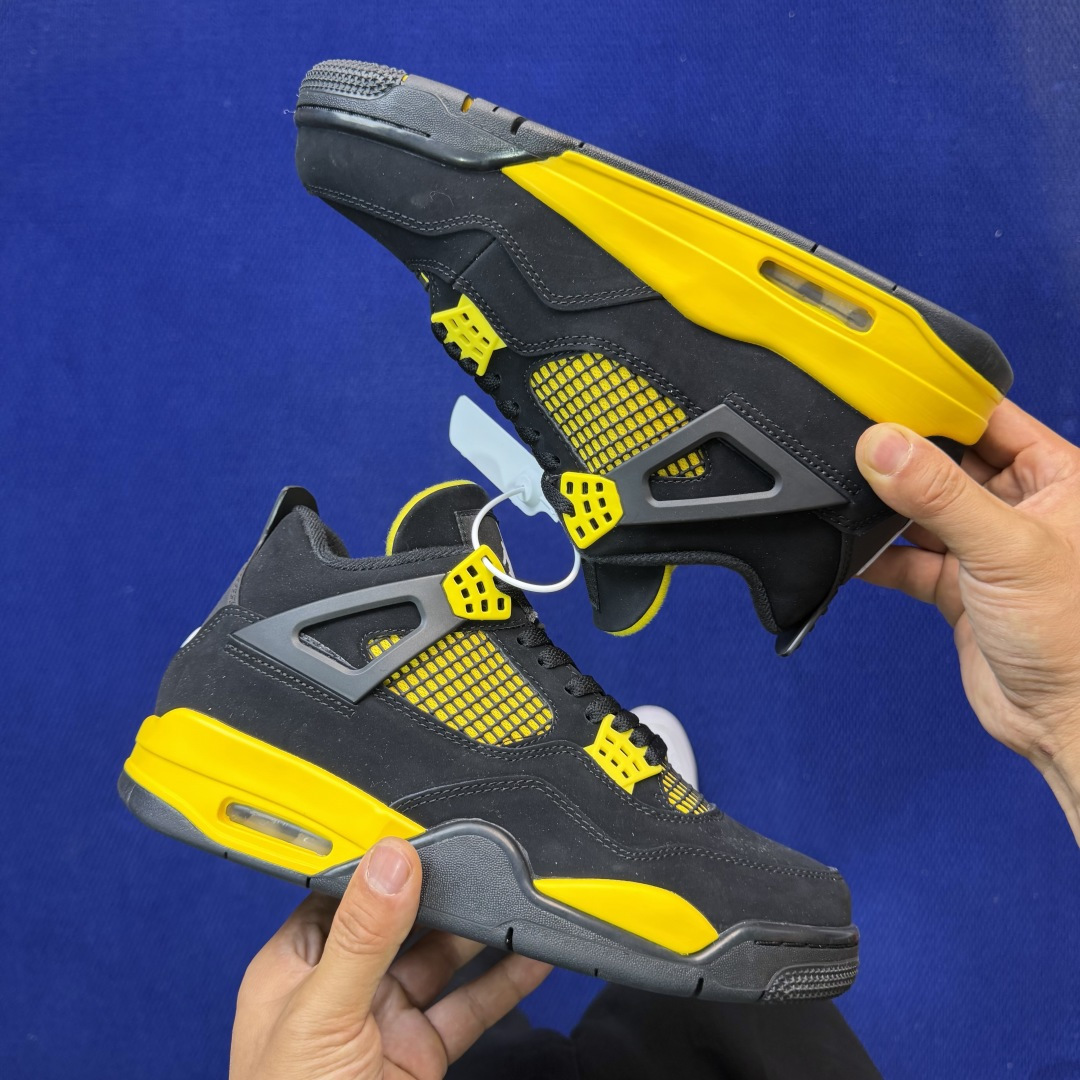 顶级性价比 aj4系列：雷公全头层纯原大厂品质！货号：DH6927-017 尺码36-47.5带半码