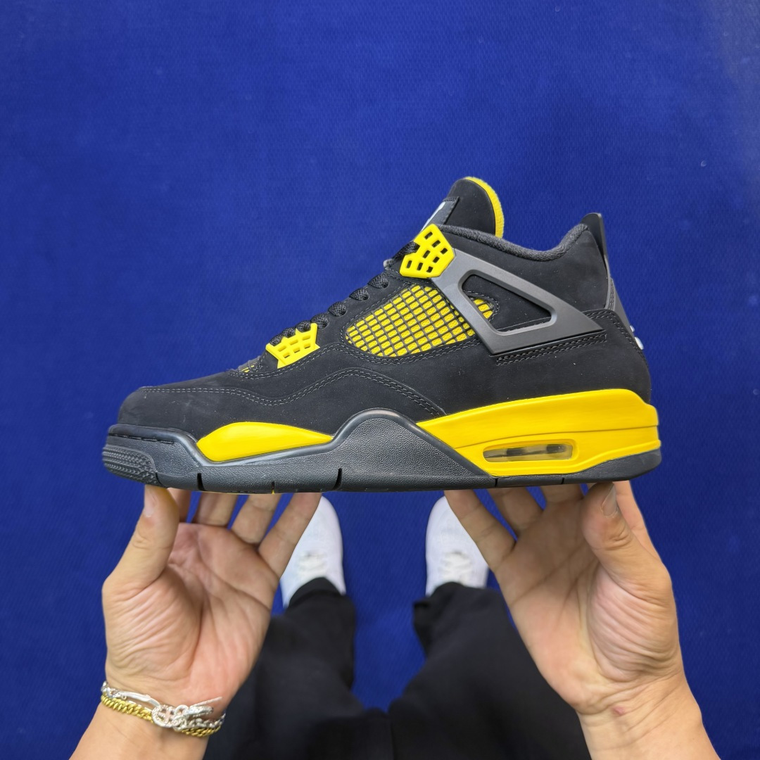 顶级性价比 aj4系列：雷公全头层纯原大厂品质！货号：DH6927-017 尺码36-47.5带半码