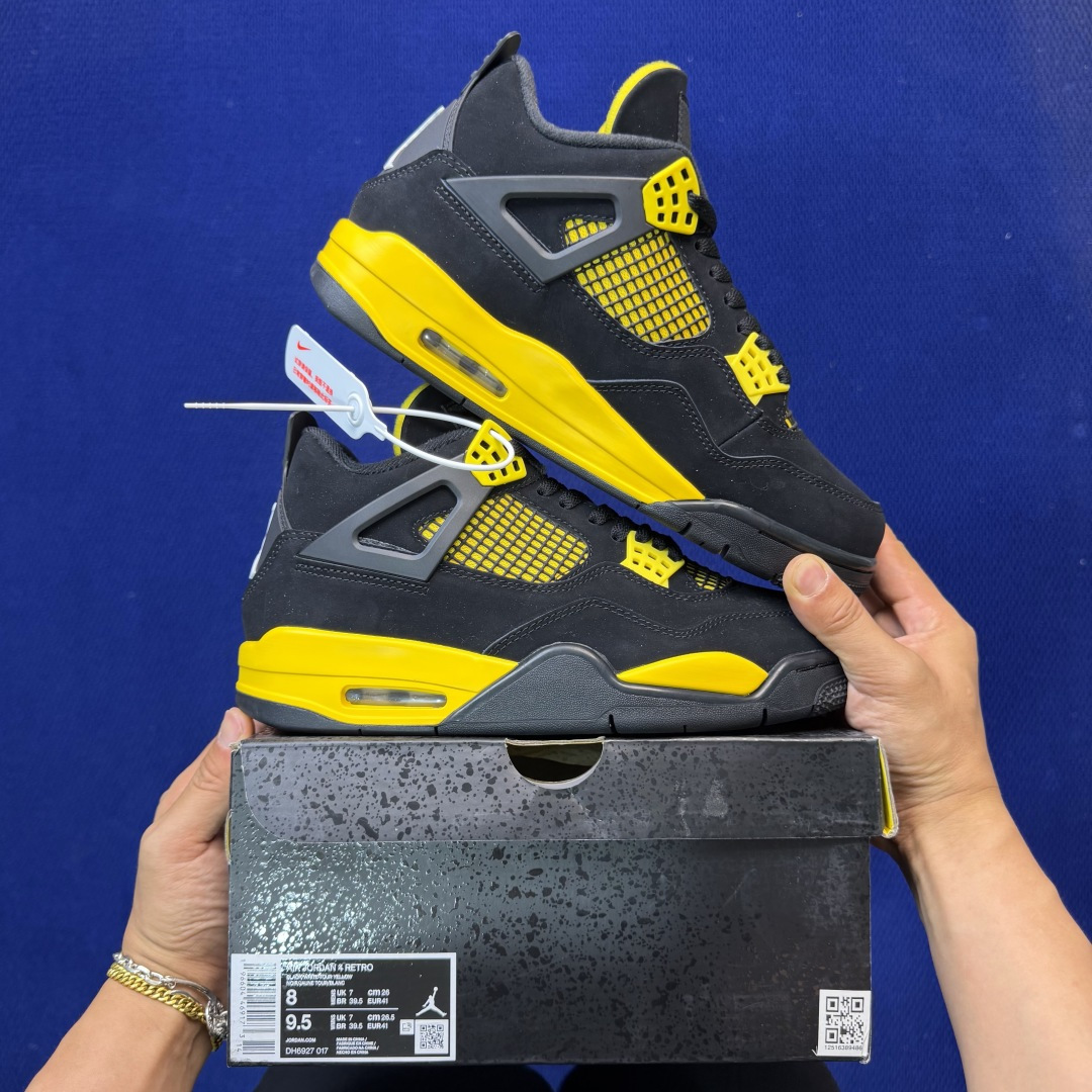 顶级性价比 aj4系列：雷公全头层纯原大厂品质！货号：DH6927-017 尺码36-47.5带半码