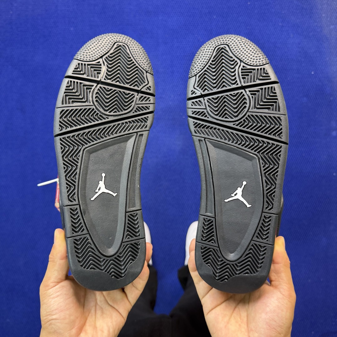 顶级性价比 aj4系列：黑猫🐈‍⬛全头层纯原大厂品质！货号：CU1110-010 尺码40-47.5带半