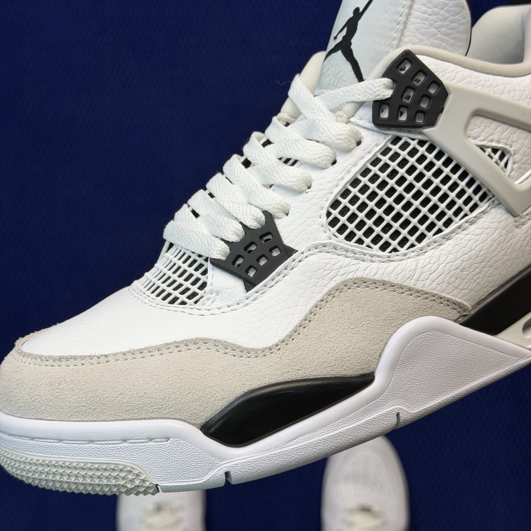 顶级性价比 aj4系列：小白水泥全头层纯原大厂品质！货号：DH6927-111 尺码40-47.5带半码