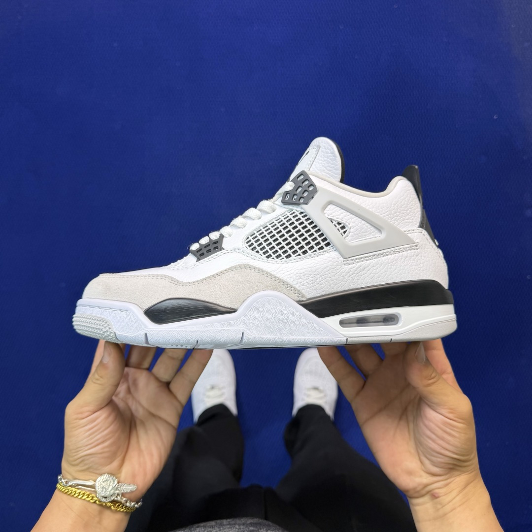 顶级性价比 aj4系列：小白水泥全头层纯原大厂品质！货号：DH6927-111 尺码40-47.5带半码