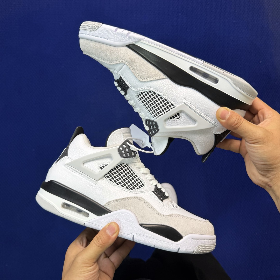 顶级性价比 aj4系列：小白水泥全头层纯原大厂品质！货号：DH6927-111 尺码40-47.5带半码