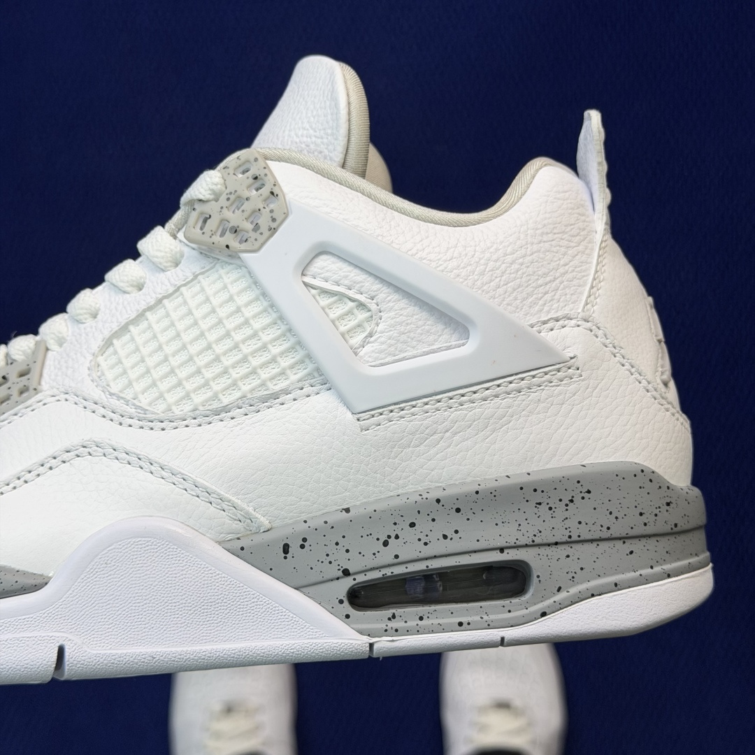 顶级性价比 aj4系列：白奥利奥全头层纯原大厂品质！货号：CT8527-100 尺码40-47.5带半码