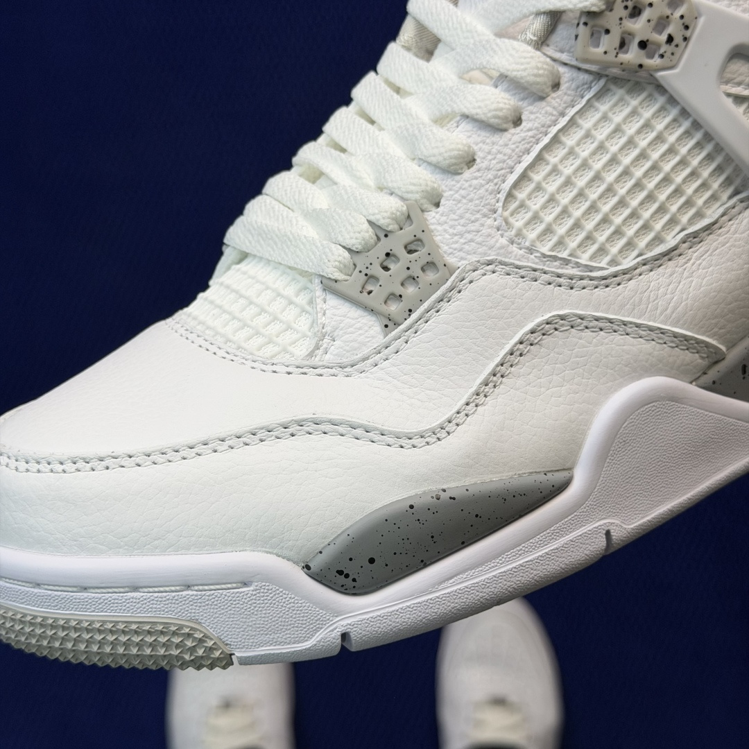 顶级性价比 aj4系列：白奥利奥全头层纯原大厂品质！货号：CT8527-100 尺码40-47.5带半码