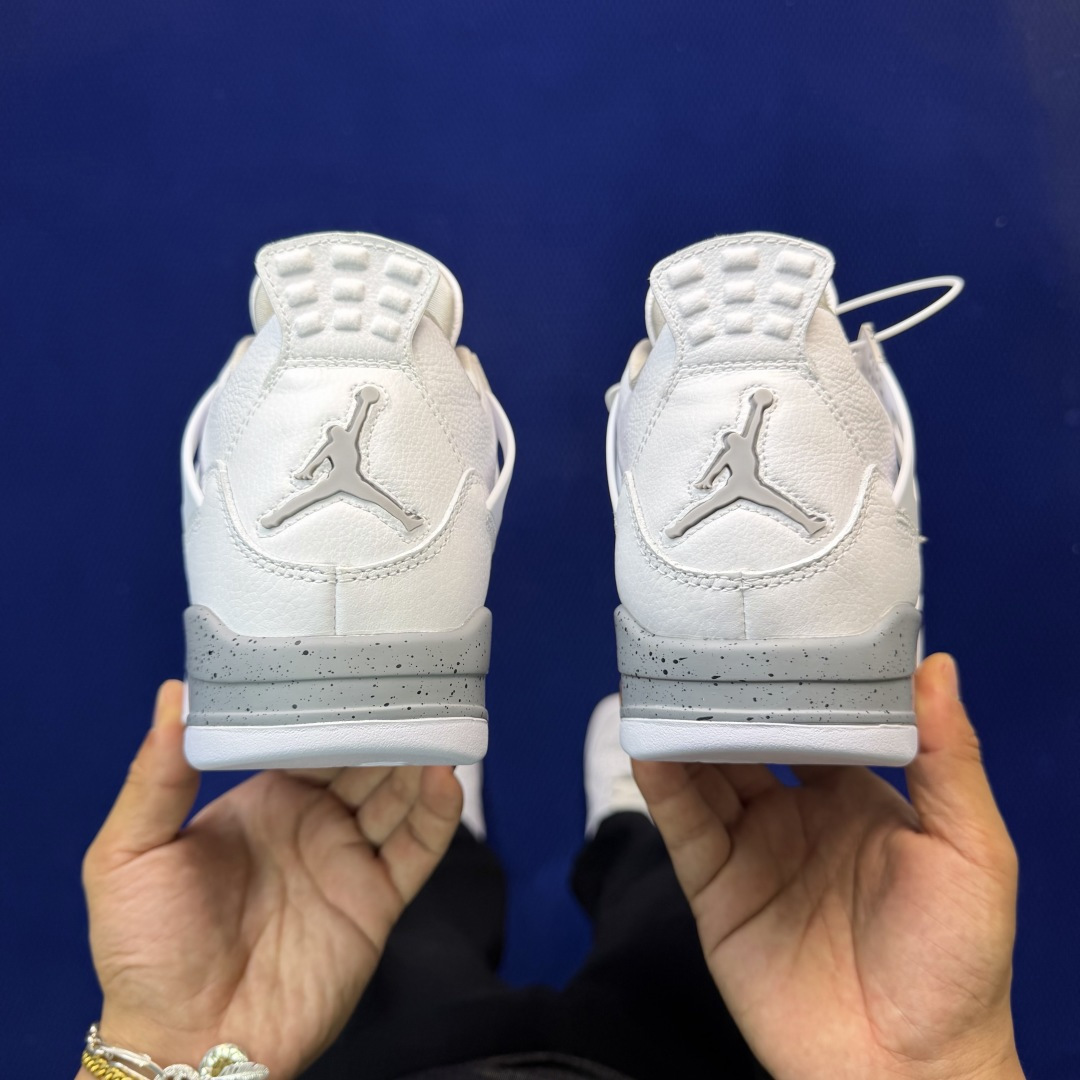 顶级性价比 aj4系列：白奥利奥全头层纯原大厂品质！货号：CT8527-100 尺码40-47.5带半码