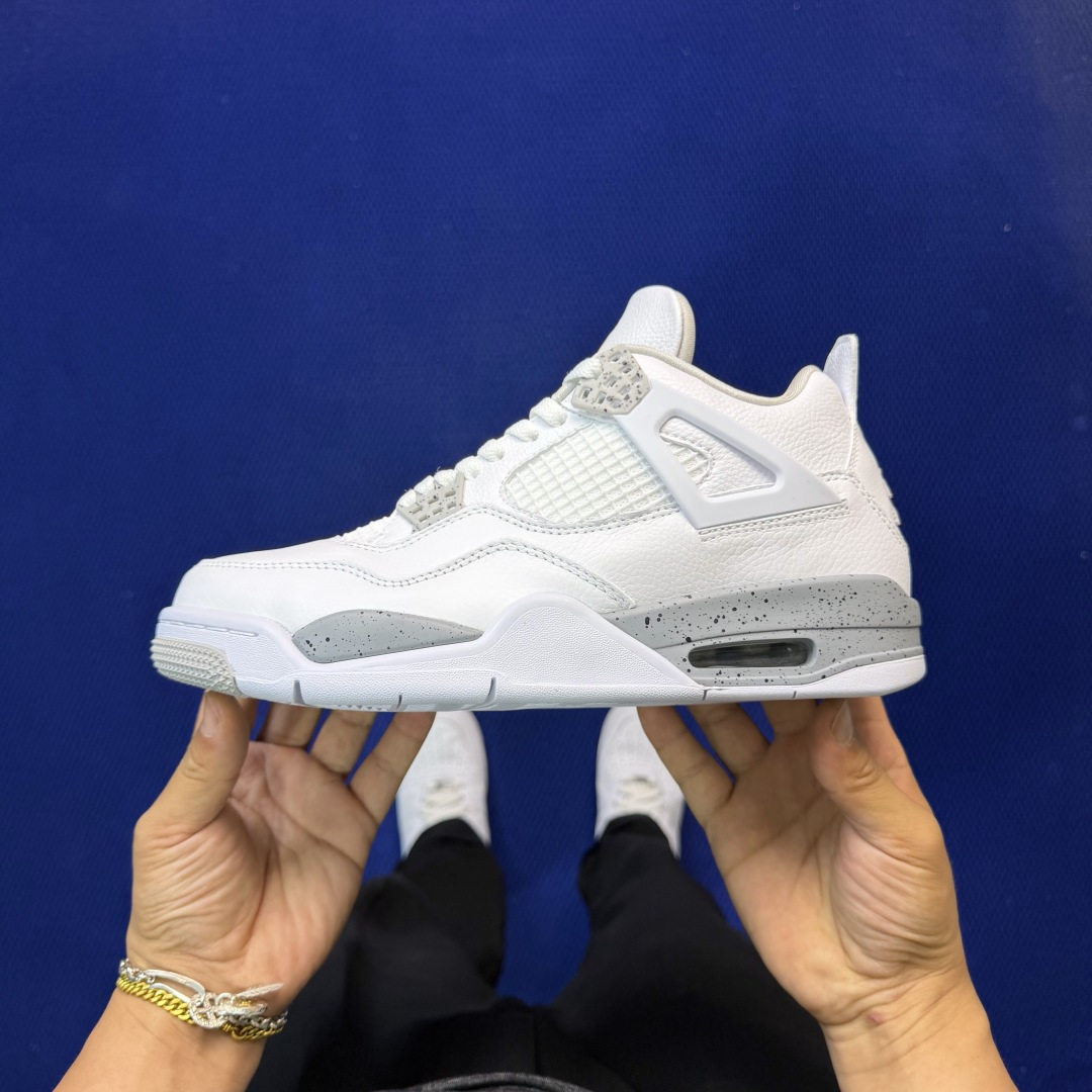 顶级性价比 aj4系列：白奥利奥全头层纯原大厂品质！货号：CT8527-100 尺码40-47.5带半码