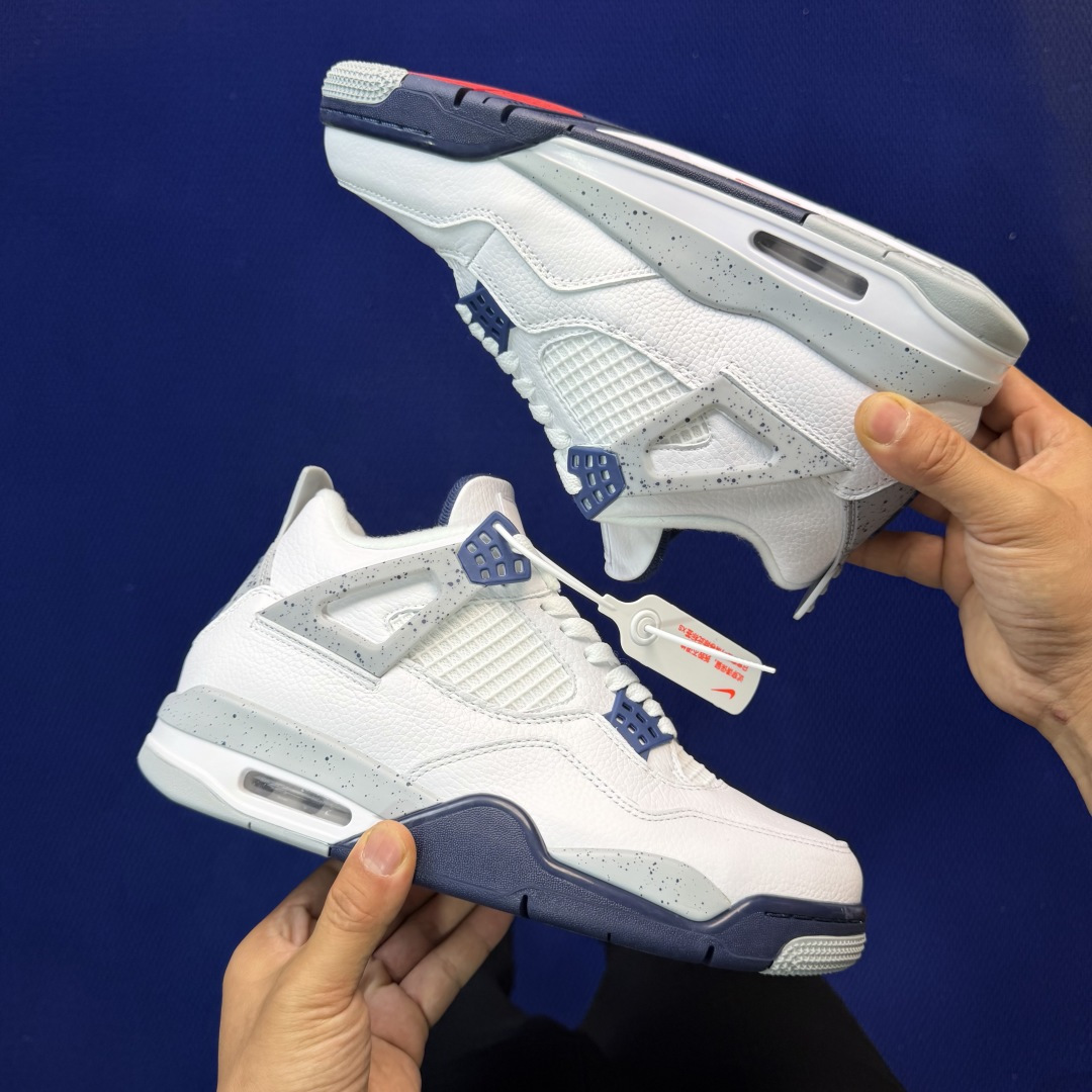 顶级性价比 aj4系列：午夜蓝全头层纯原大厂品质！货号：DH6927-140 尺码40-47.5带半码