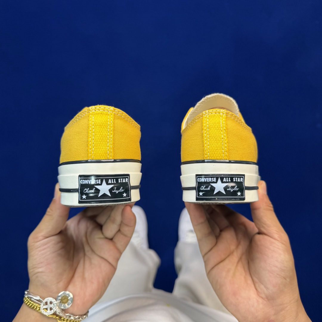 虎扑版‼️匡威黄色低帮！CConverse 匡威 Chuck 70 1970S 帆布休闲板鞋行业一线头部