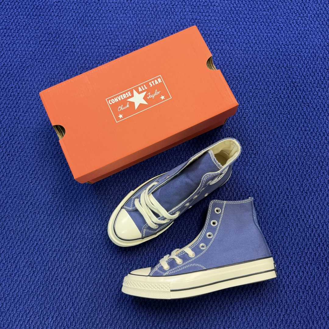 虎扑版‼️匡威海军蓝高帮！CConverse 匡威 Chuck 70 1970S 帆布休闲板鞋行业一线头