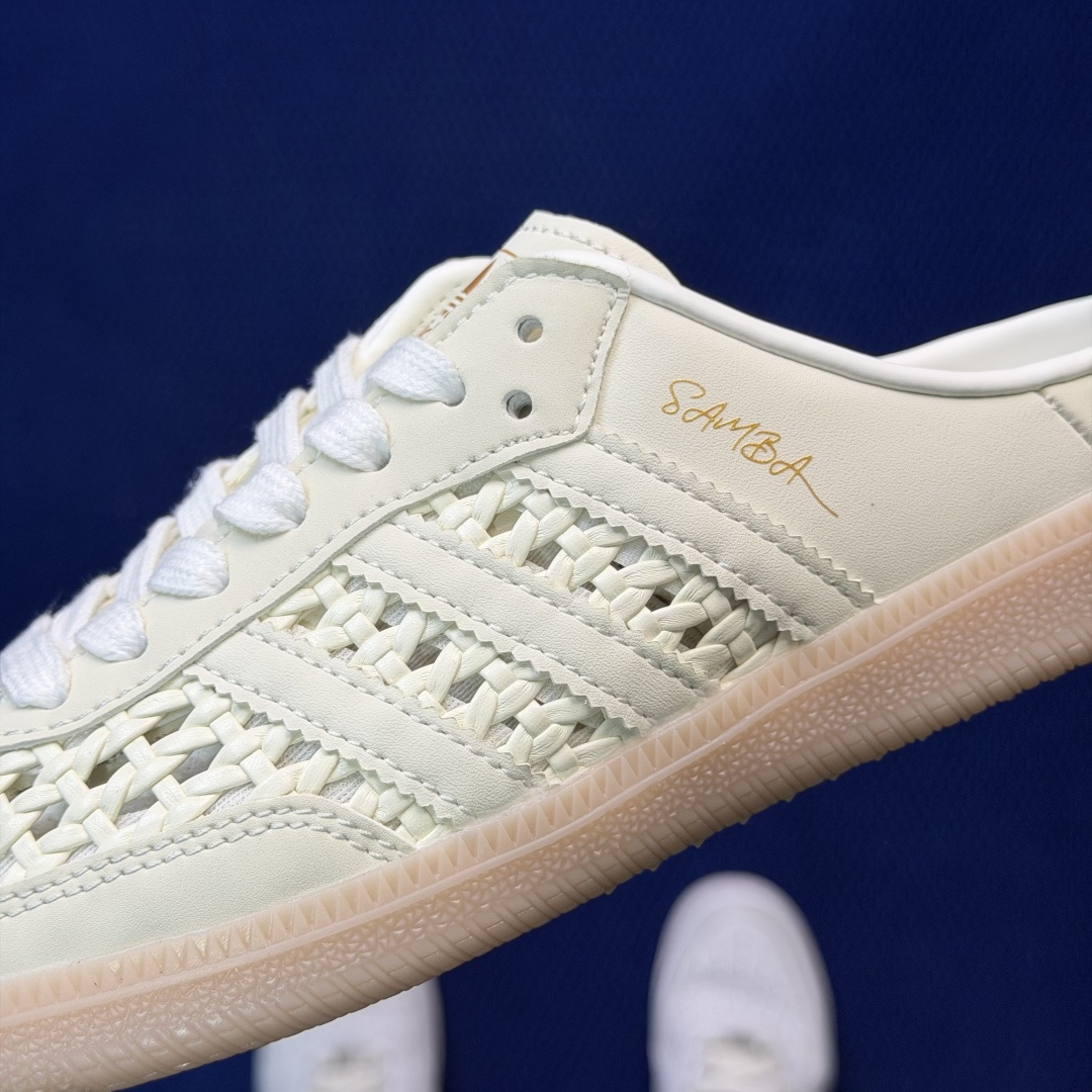 桑巴德训拖鞋一脚蹬 两色出货！adidas originals Samba OG MULE 包头拖鞋 黑