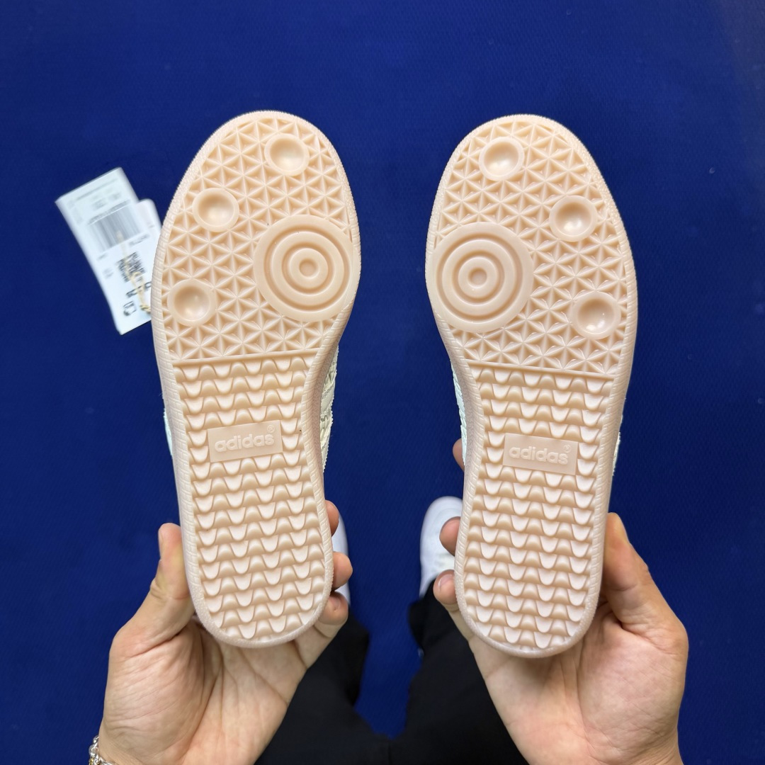 桑巴德训拖鞋一脚蹬 两色出货！adidas originals Samba OG MULE 包头拖鞋 黑