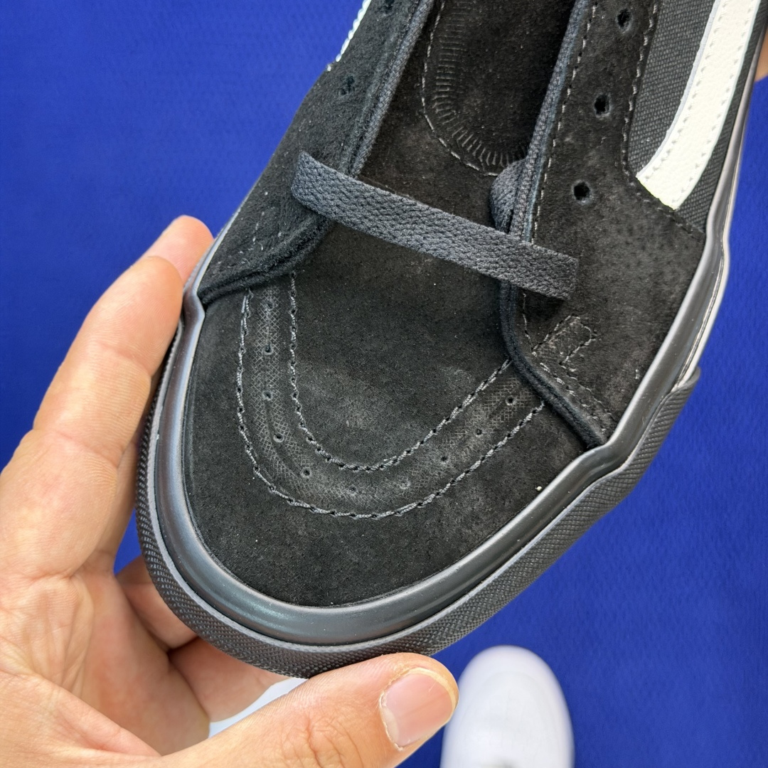虎扑版！Vans Sk8-Low 低帮 K14V纯原级别外贸订单！万斯经典 硫化帆布板鞋正品海鸥线 鞋头