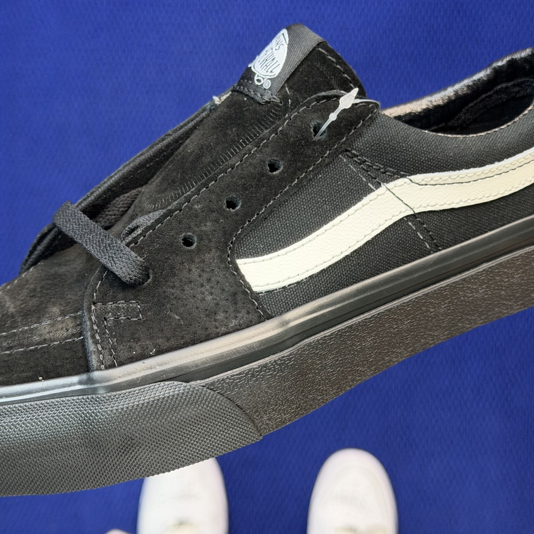 虎扑版！Vans Sk8-Low 低帮 K14V纯原级别外贸订单！万斯经典 硫化帆布板鞋正品海鸥线 鞋头