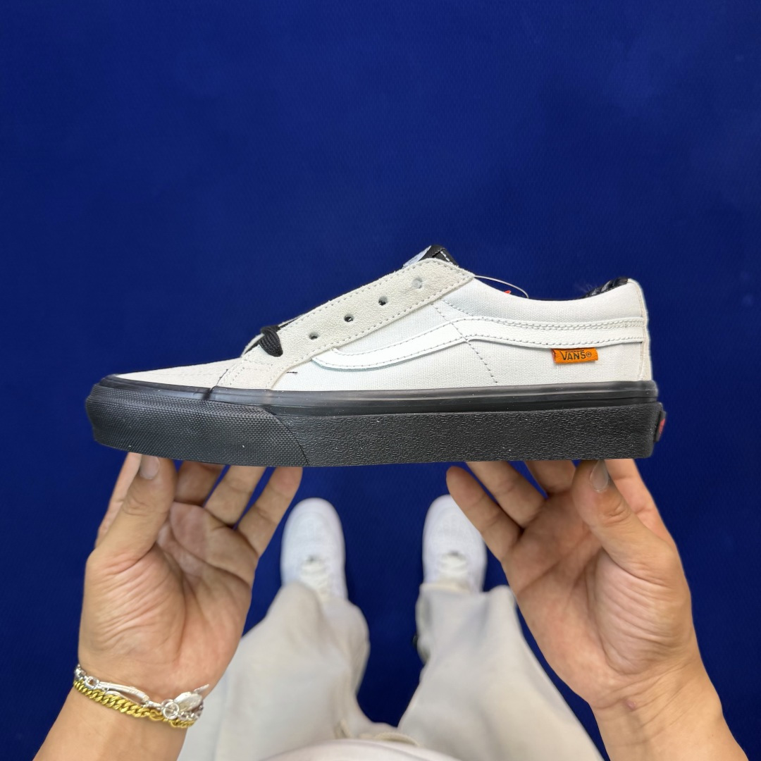 虎扑版！Vans Sk8-Low 低帮黑色 K15V纯原级别外贸订单！万斯经典 硫化帆布板鞋正品海鸥线 
