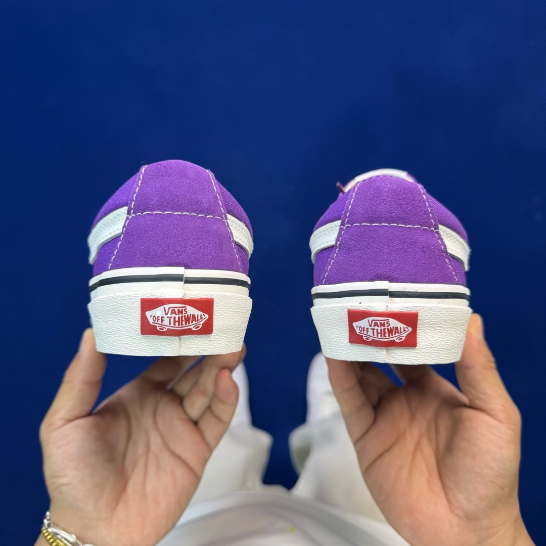 虎扑版！Vans Sk8-Low 低帮 K12V纯原级别外贸订单！万斯经典 硫化帆布板鞋正品海鸥线 鞋头
